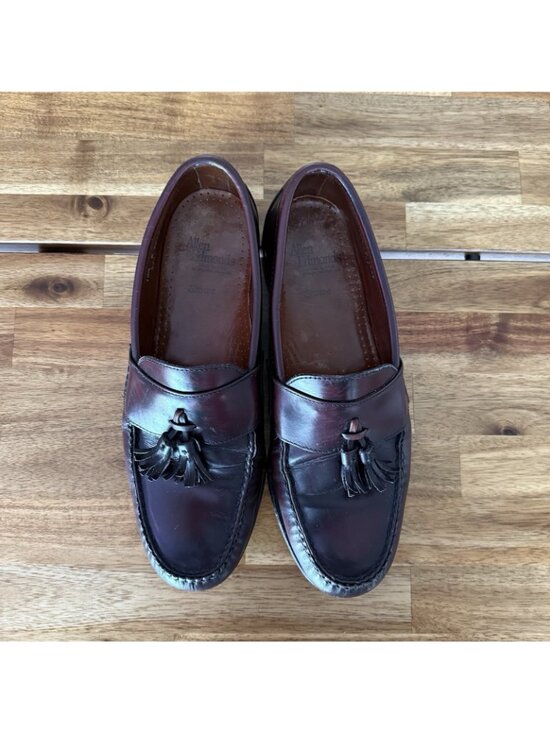 Allen Edmonds Stowe Tassel Loafer Size 10.5 D Brown Genuine Leather Made In USA main image 8